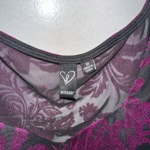 Windsor Purple Lace Chemise